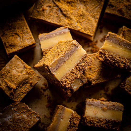 Biscoff Millionaires Shortbread