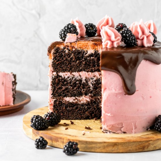 Chocolate Blackberry Cake