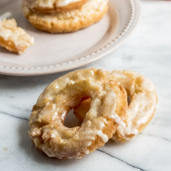 Lemon Old-Fashioned Donuts