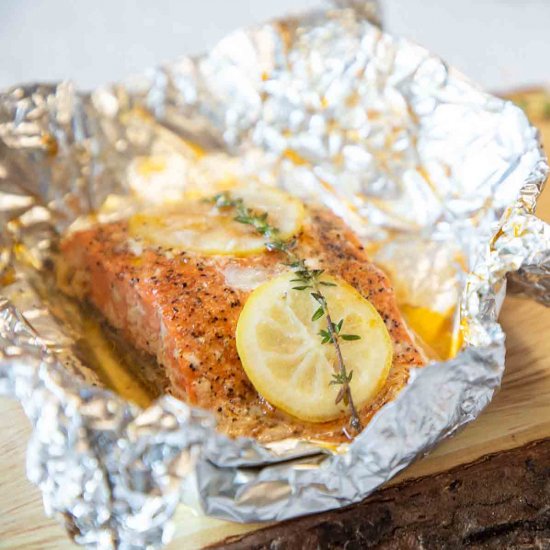 Baked Salmon in Foil