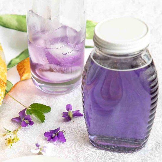 Wild Violet Syrup