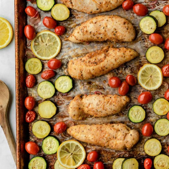 Baked Lemon Chicken Tenders