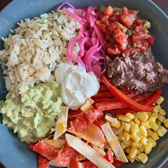 Tex-Mex Burrito Bowls (Vegetarian)