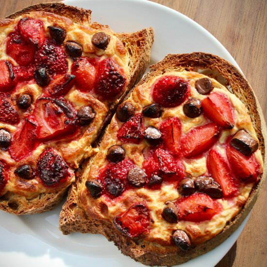 Plant-Based Custard Toast