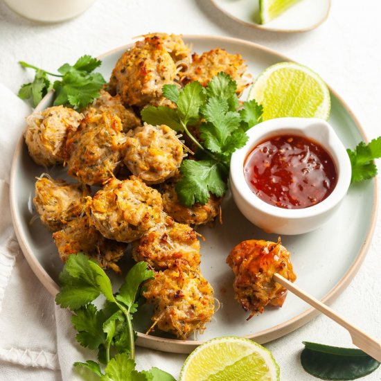 Thai Style Chicken Meatballs