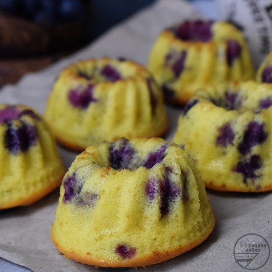 Blueberry Bundt Cakes