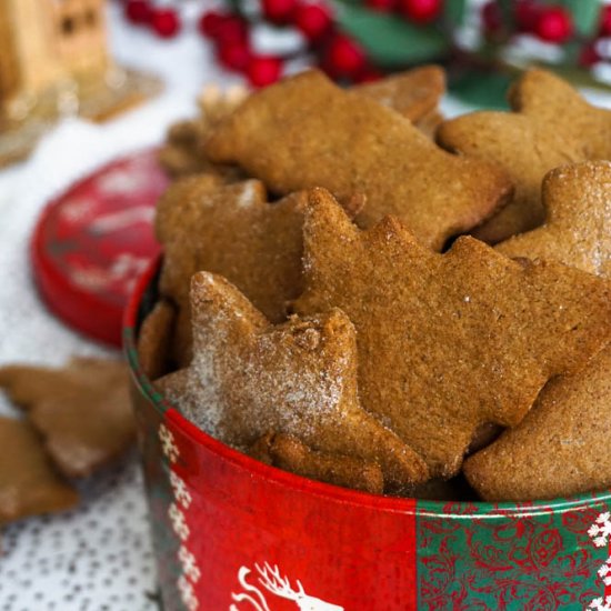 HONEY GINGERBREAD COOKIES