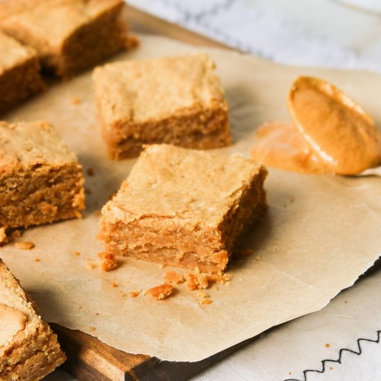 Peanut Butter Blondies