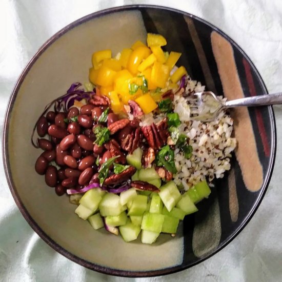 Salad with Beans and Lemon Dressing