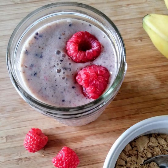 Vegan Berry Peanut Butter Smoothie