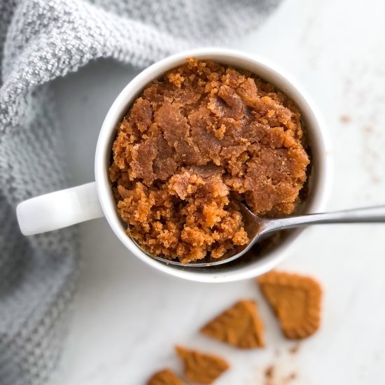 Easy Biscoff Mug Cake