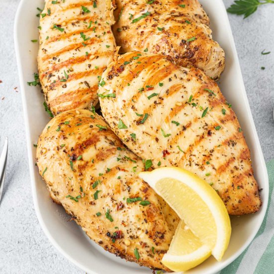 GRILLED ITALIAN CHICKEN BREAST