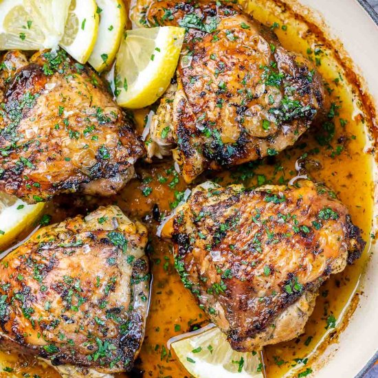 CRISPY BAKED CHICKEN THIGHS