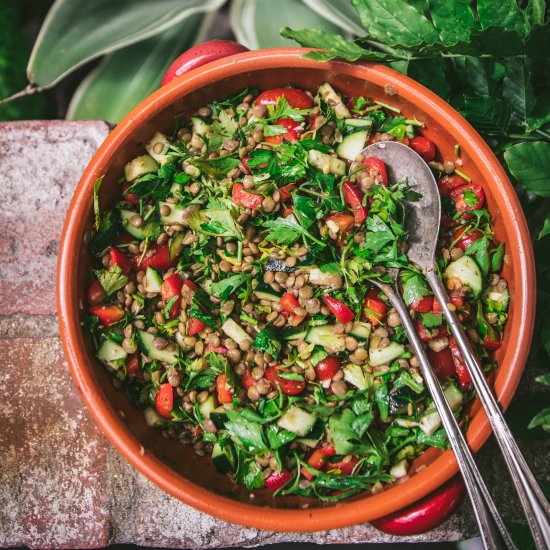 Lemony Lentil Salad