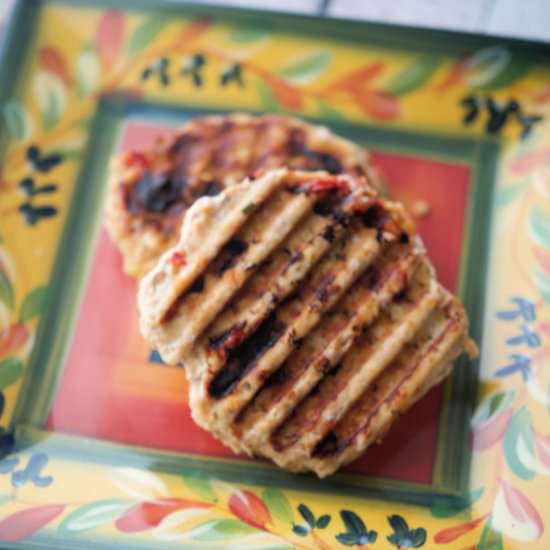 Sun Dried Tomato  Turkey Burgers