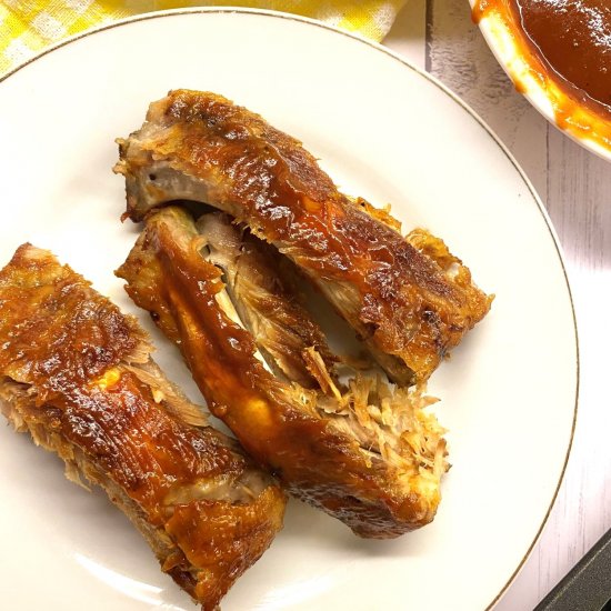 Fall off the Bone Baked BBQ Ribs