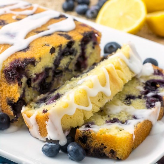 Lemon Blueberry Pound Cake