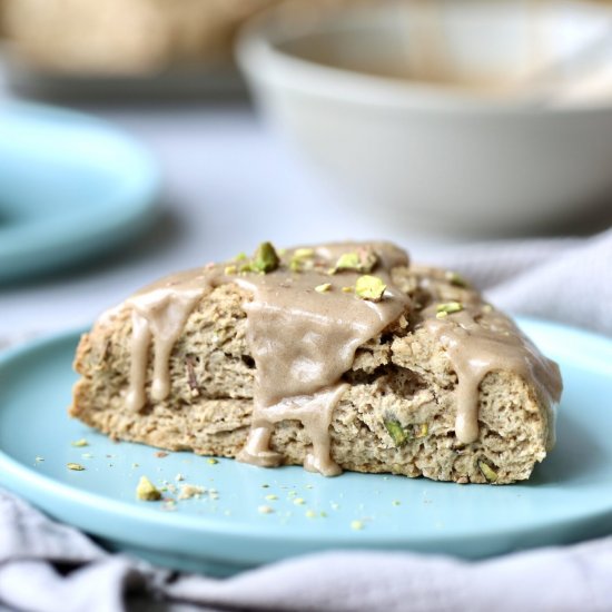 Cardamom Scones with Pistachios