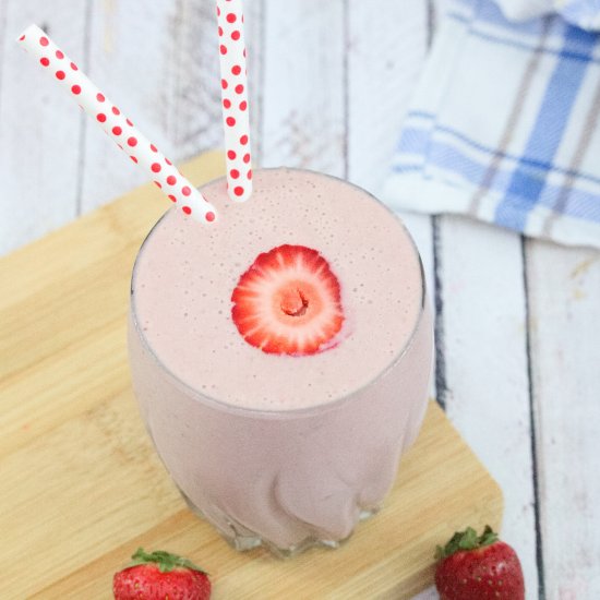 High Protein Strawberry Shake