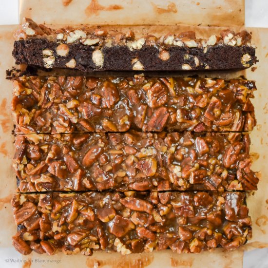 Salted Caramel Turtle Brownies