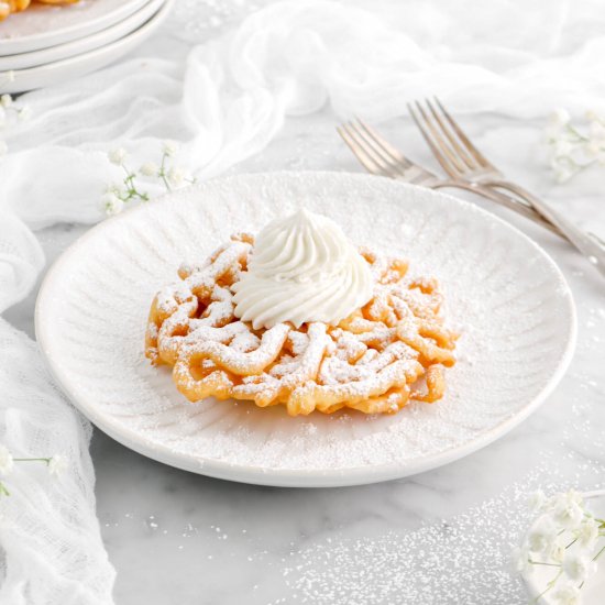 Homemade Funnel Cakes