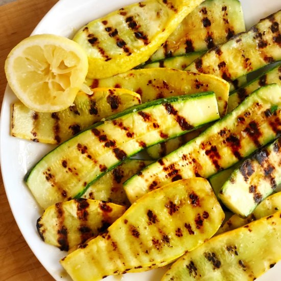 Grilled Zucchini and Squash