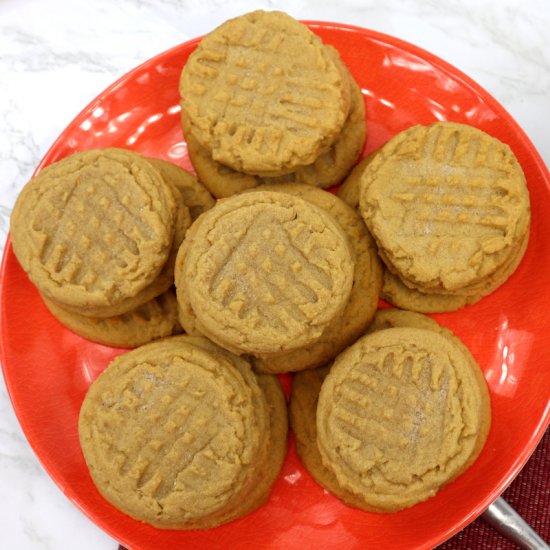 Soft Peanut Butter Cookies