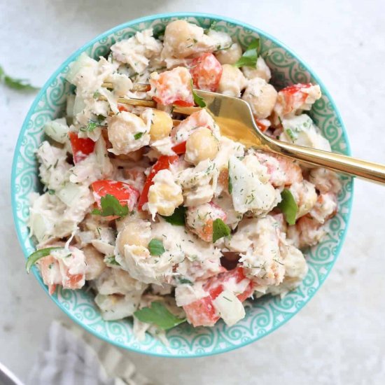 Chickpea Tuna Salad