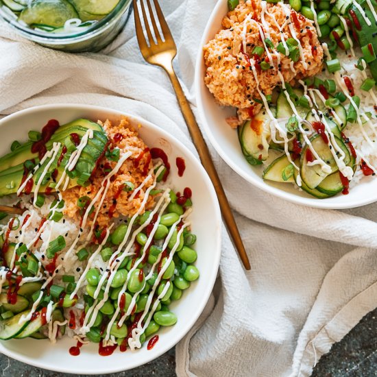 Crab Sushi Bowl