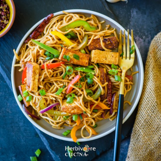 Chili Paneer Noodles