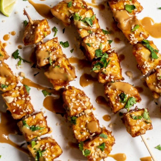 Tofu Satay Skewers