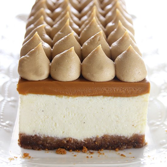 White Chocolate & Biscoff Cheesecak