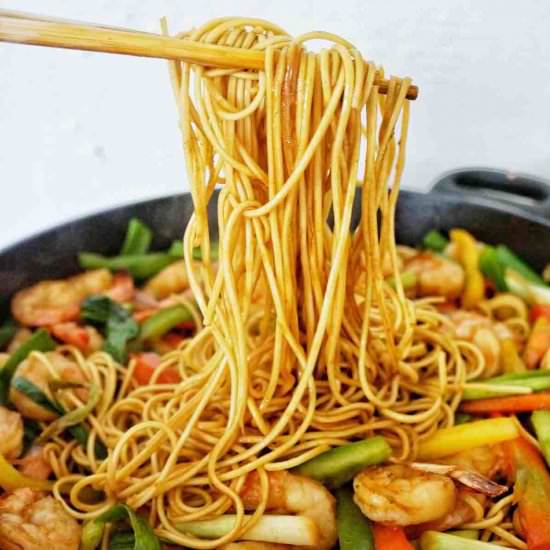 Prawn Noodle Stir Fry