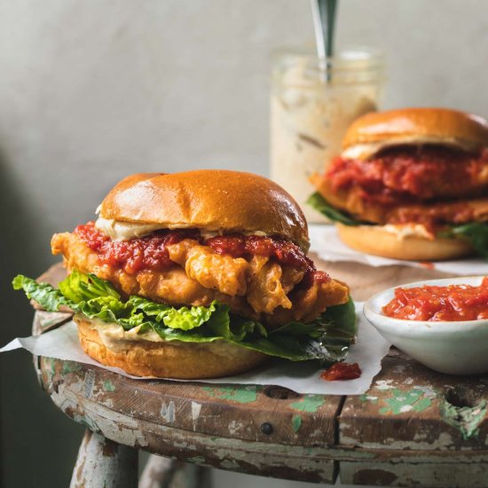 Beer Battered Fish Sandwich