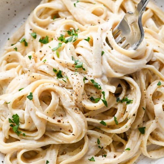 Vegan Fettuccine Alfredo