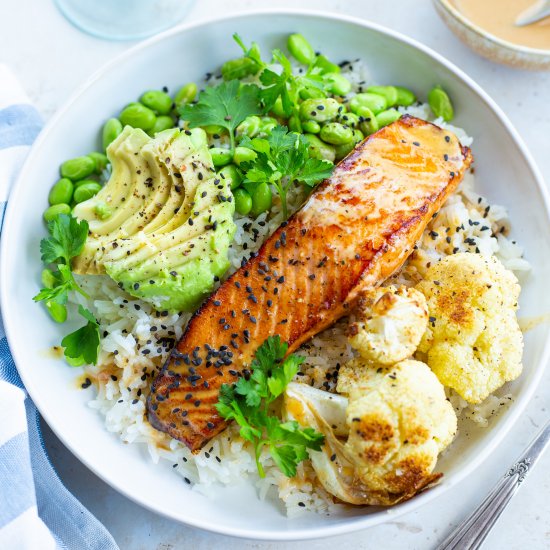 Salmon Rice Bowl