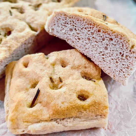 Gluten Free Protein Focaccia Bread