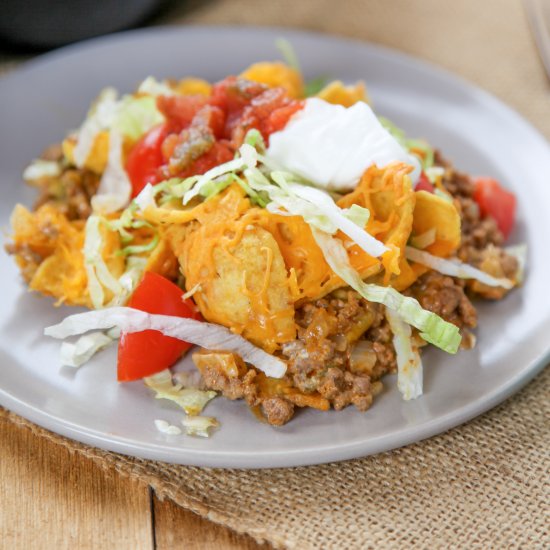 Walking Taco Casserole