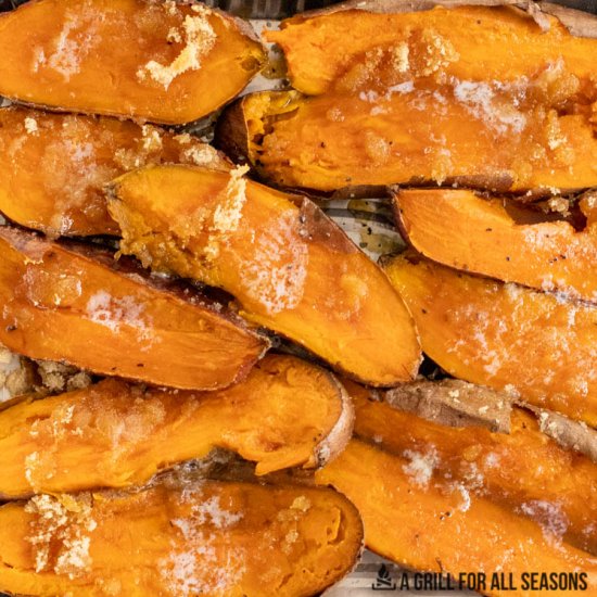 Smoked Sweet Potatoes