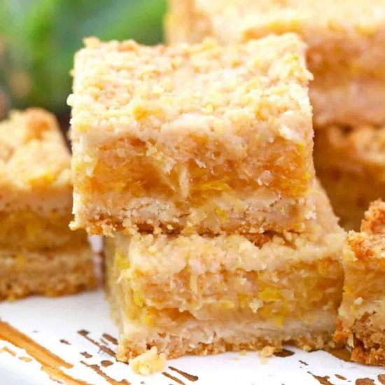 Pineapple Crumb Bars