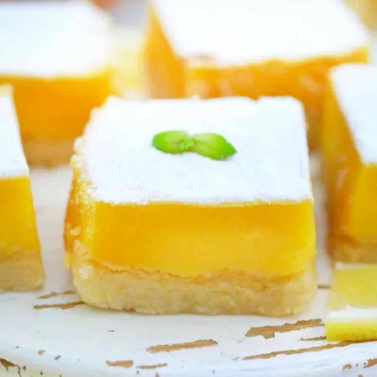 Air Fryer Lemon Squares