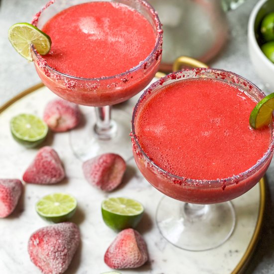 Skinny Strawberry Margarita