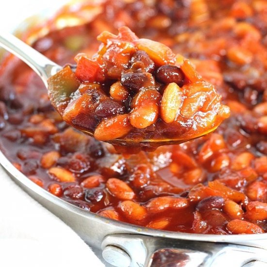 skillet barbecue “baked” beans