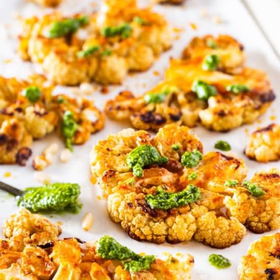 Roasted Cauliflower Steak