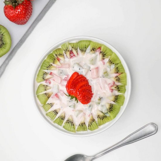 Strawberry and Kiwi Salad with Zest