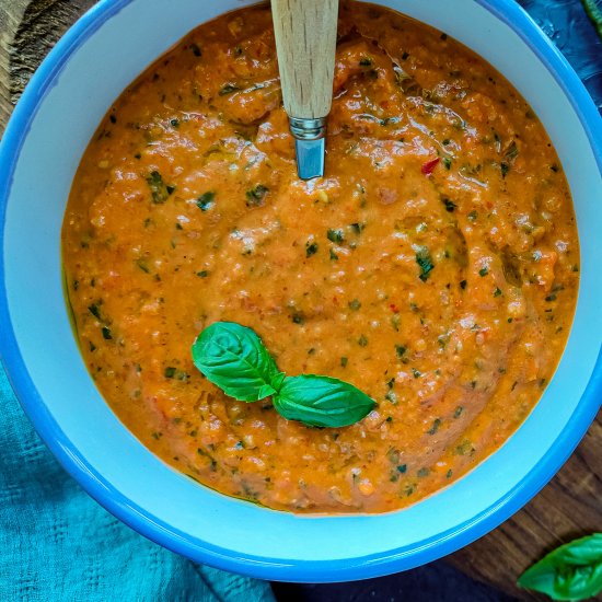 Red Chilli Pesto with Almonds