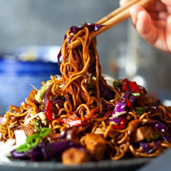 30-minutes Vegetable Tofu Lo Mein