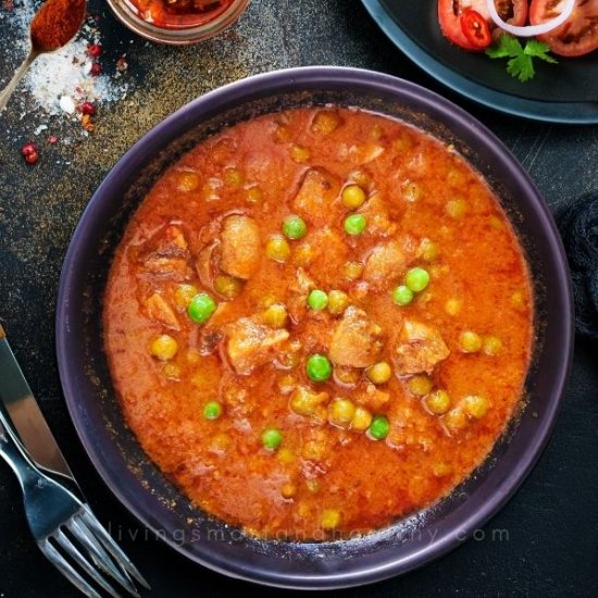 Mushroom Matar Masala