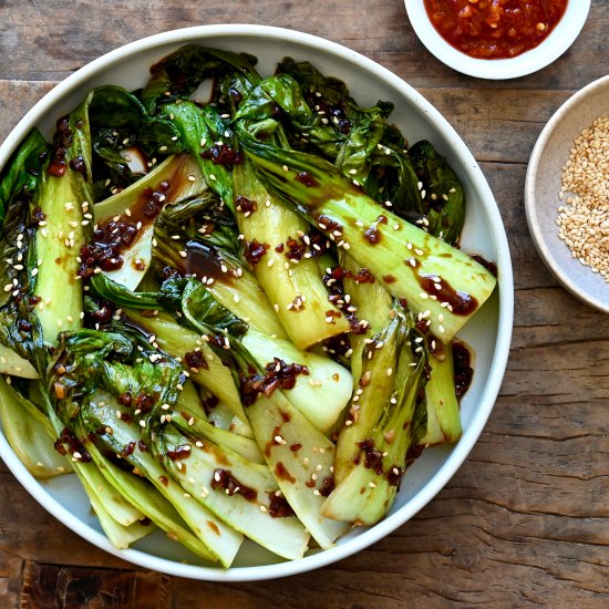 10-Minute Garlic Bok Choy