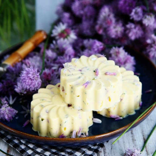 Chives Blossom Butter